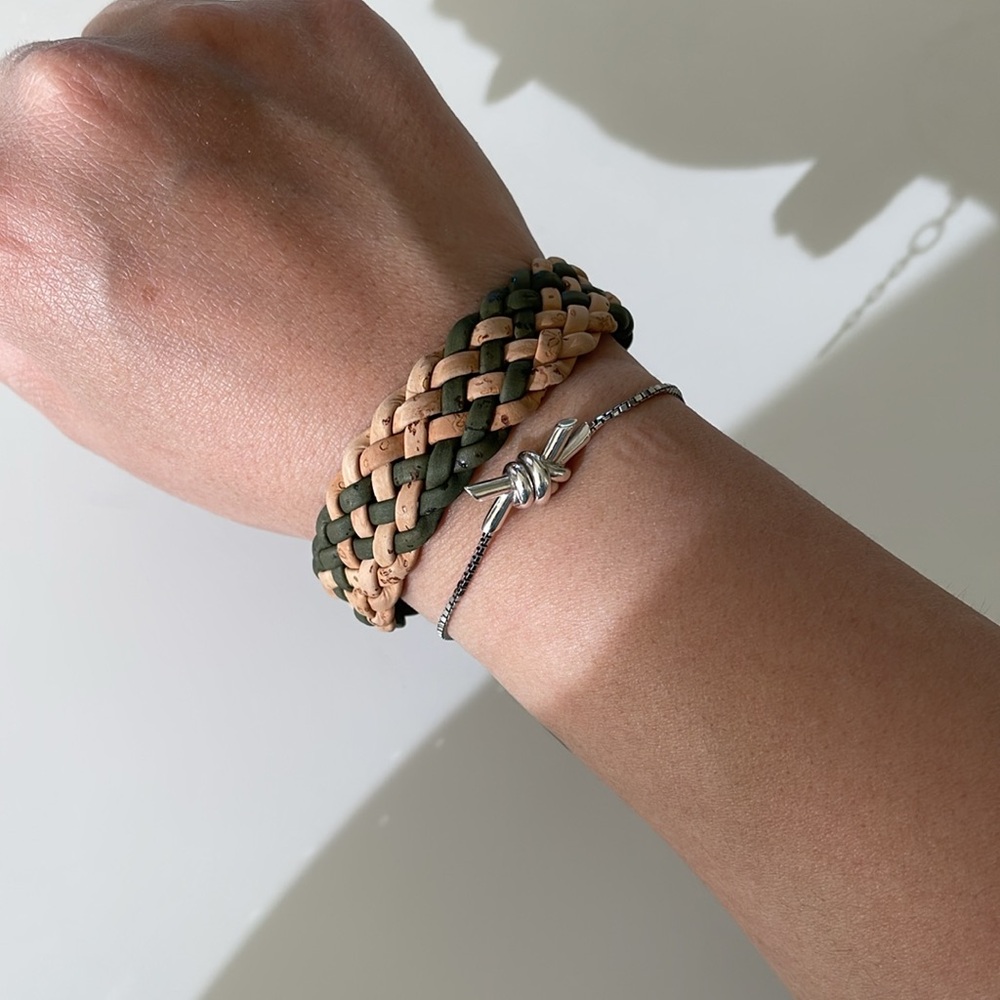 Portuguese Cork Bracelet with Magnetic Closure